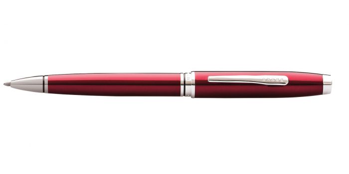 CROSS AT0662G-10 COVENTRY PEN RED LAQUER CHROME